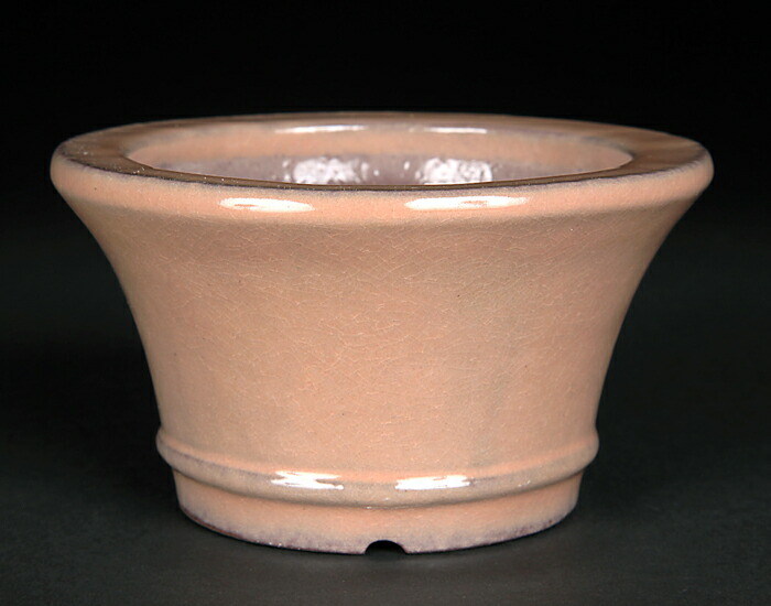 楽天市場】盆栽鉢 植木鉢 「白均釉外縁下紐楕円鉢」 中国鉢 色鉢 陶器