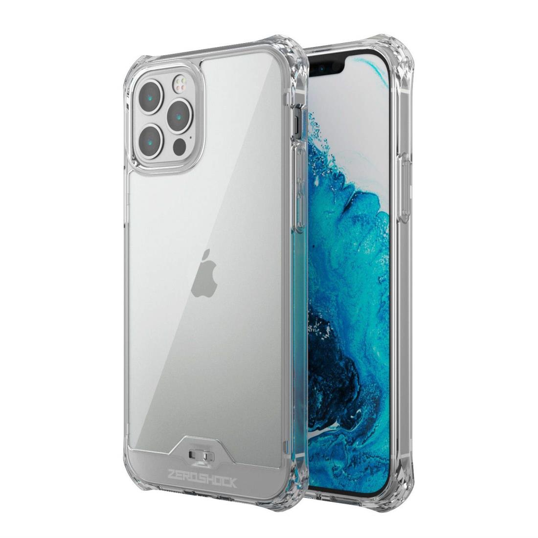 エレコム iPhone 12 / 12 Pro ケース Qi充電対応 ハイブリッド ZEROSHOCK インビジブル フォルティモ クリア PM-A20BZEROT2CR画像