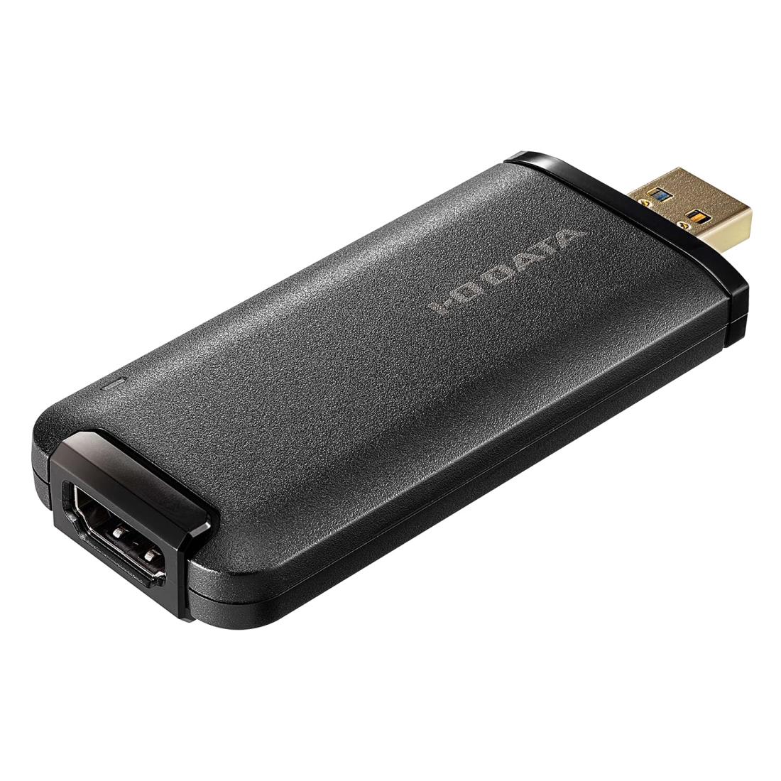 アイ・オー・データ USB HDMI変換アダプター [4K対応] ライブ配信 テレワーク Web会議 キャプチャーボード UVC mac対応 日本メーカー GV-HUVC/4K
