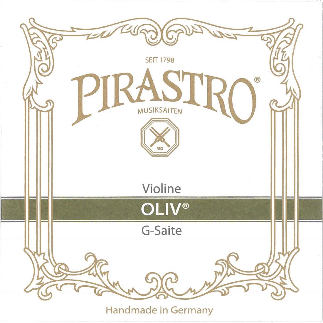 PIRASTROオリーブ 4/4 (M) G #2114 Vn弦 パッケージ