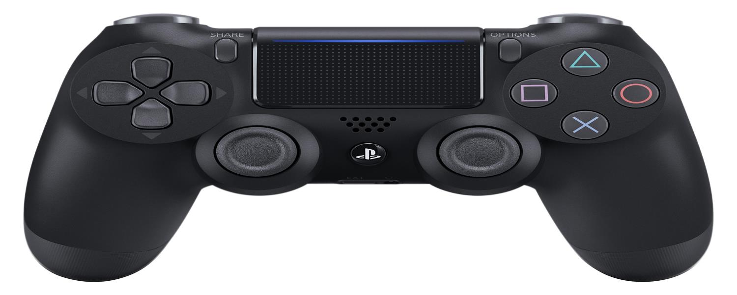 【純正品】ワイヤレスコントローラー (DUALSHOCK 4) ジェット・ブラック (CUH-ZCT2J)｜梵たん　店