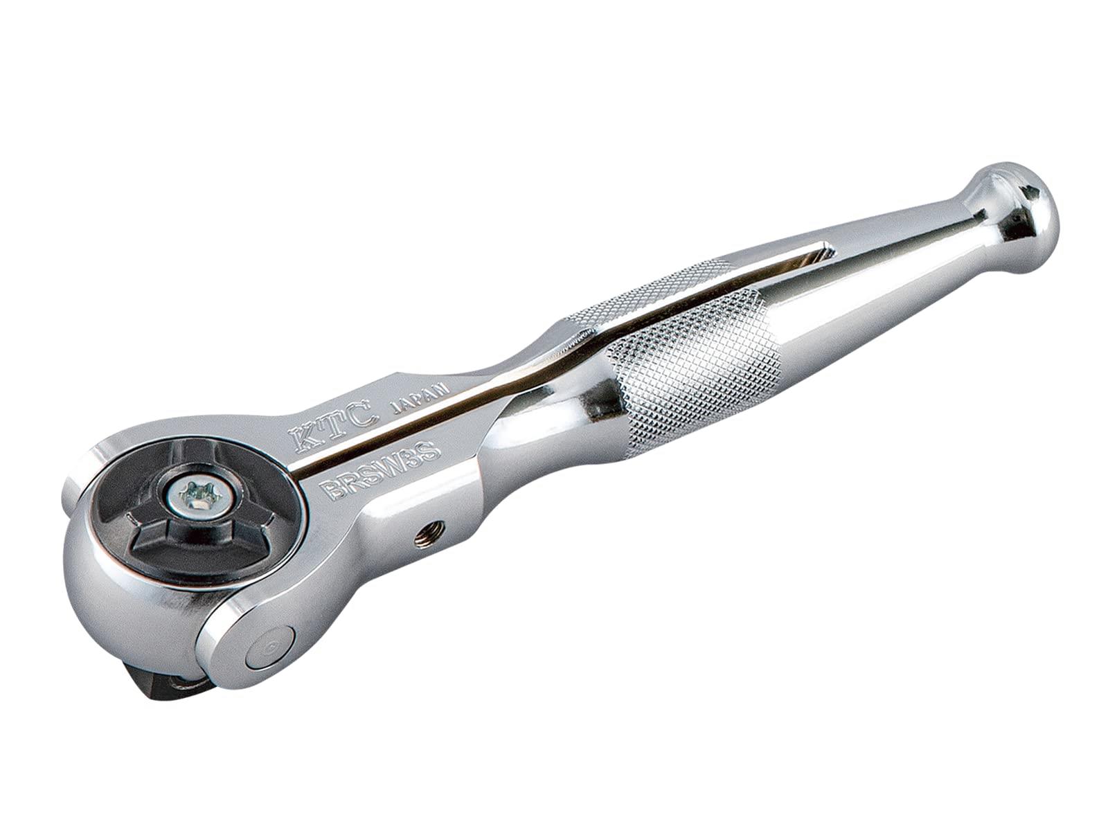 京都機械工具(KTC)9.5sq.ショートスイベルラチェットハンドル BRSW3S