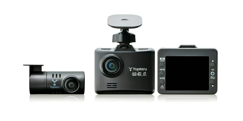 2023年発売 ユピテル ドライブレコーダー DRY-TW7650dP 前後2カメラ 200万画素(フロント) FullHD 対角(フロント160°リア150°) 広角 液晶 SDカードフォーマット不要 GPS Gセンサー(衝撃録画) HDR(フロント) Web限定モデル