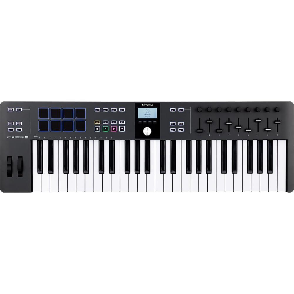 Arturia ARTURIA MIDI キーボード コントローラー KeyLab Essential 49 mk3 BK