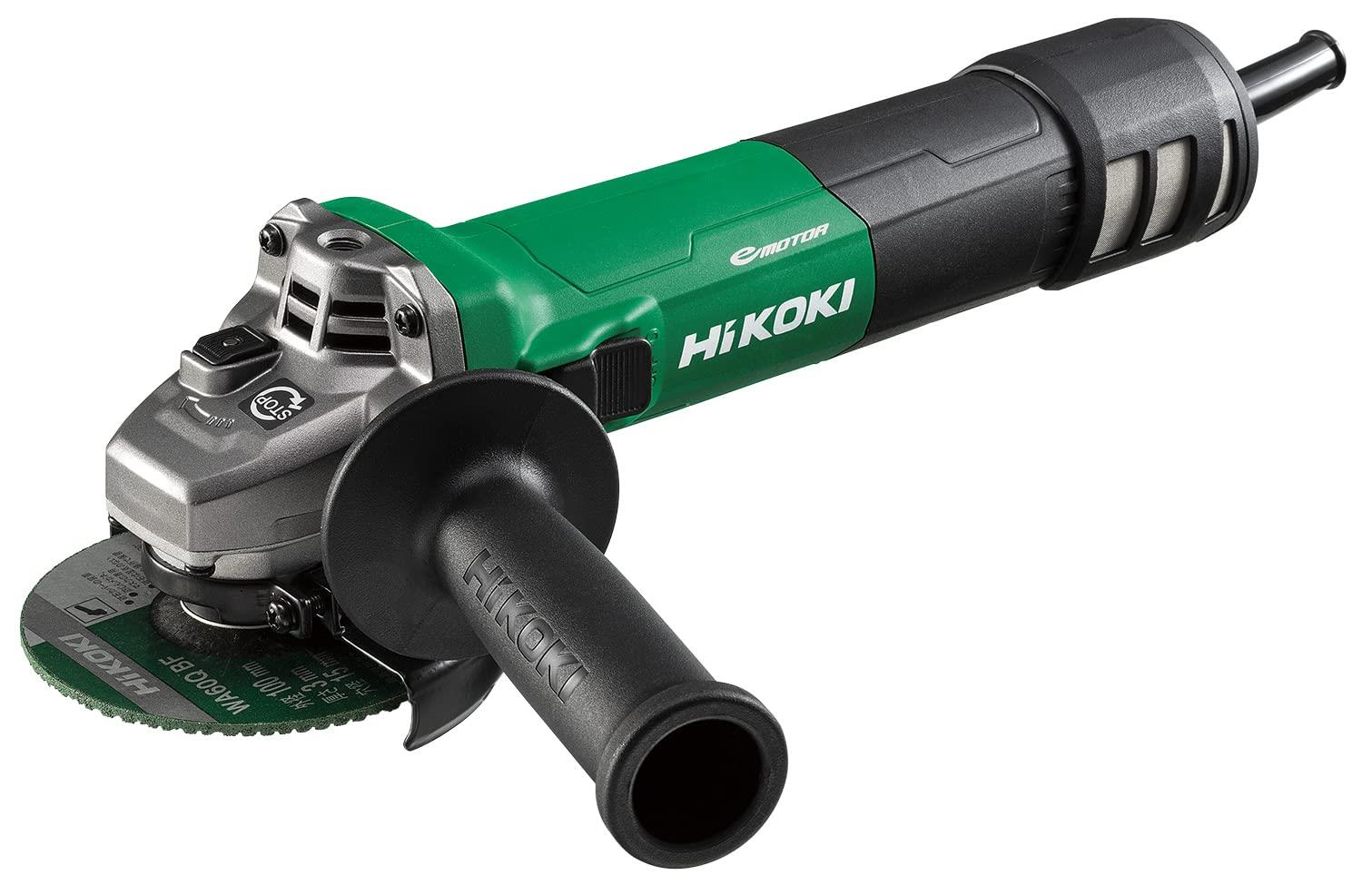 HiKOKI(ハイコーキ) ブレーキ付き電子ディスクグラインダ スライドスイッチ キックバック軽減システム・再起動防止機構搭載 トイシ径100ｍｍ 200V仕様 G10BYE2 200V