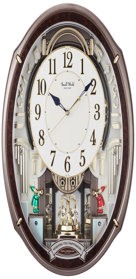 楽天市場】リズム(RHYTHM) 掛け時計 電波時計 からくり時計 18曲