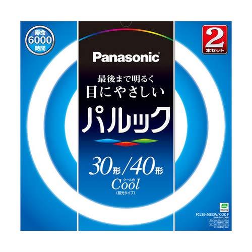 パナソニック 丸形蛍光灯(FCL) 30&40W形 2本入 G10q クール色 パルック FCL3040ECWX2KF
