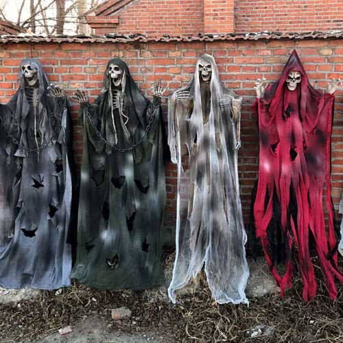【200円クーポン配布中 送料無料】 高さ1.8 m 装飾  死神 悪魔 お化け ハロウィングッズ  顔無し お人形 飾り物  ぬいぐるみ  お化け屋敷 店舗飾り 道具 雑貨 装飾 パーティー 装飾