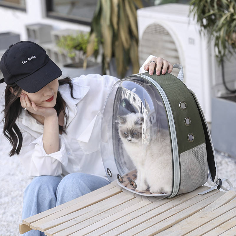 市場 クーポン利用で→10%OFF リュック 猫 ペット バックパック ドーム型窓 かわいい 宇宙船 キャリーバッグ 犬 おしゃれ 送料無料 ハード