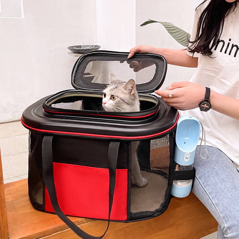 クーポン利用で 10 Off 送料無料 犬 メッシュ ペットキャリーバッグ 軽量 猫 キャリー ペット用カーバッグ ペット