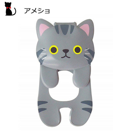 楽天市場 ねこ マグネット クリップ 那智 アメショネコ ねこクリップ キャラクター かわいい 雑貨 フック メモ ノベルティ 景品 プレゼント はさむ 掲示 全4種類 Boogii