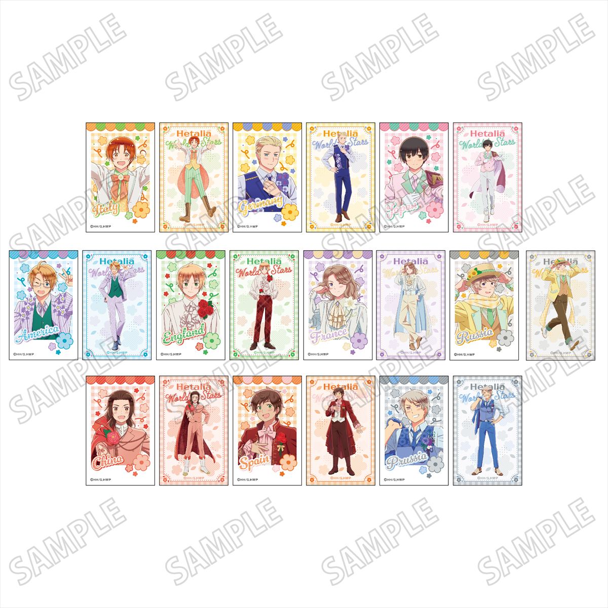楽天ブックス: アニメ「ヘタリア World☆Stars」 描き下ろしミニフォト