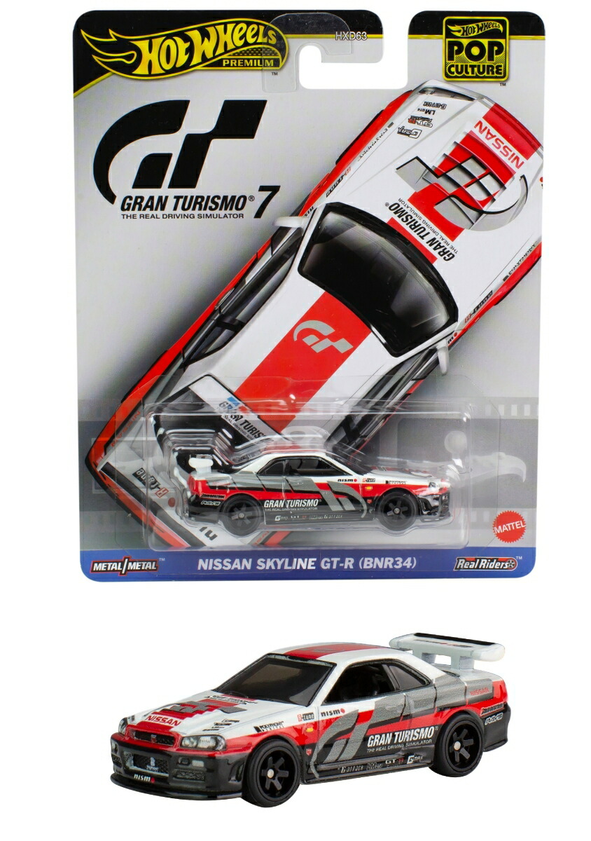 ۥåȥ(HotWheels)ݥåץ㡼ġꥹ-饤GT-R(BNR34)ʪߥ˥3ФåHKC28