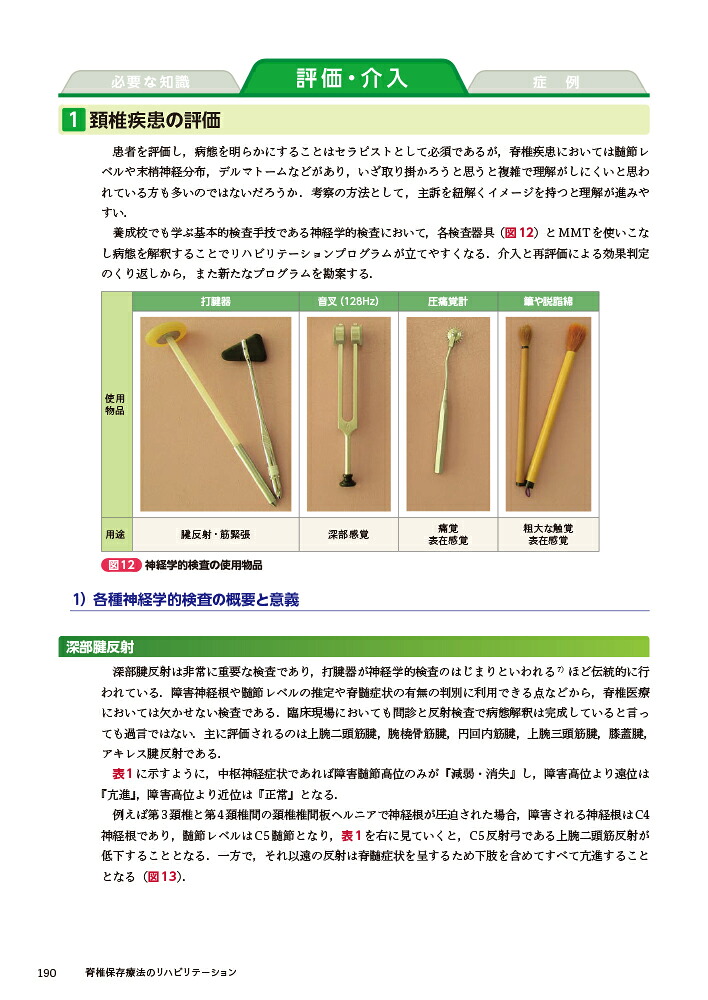 脊椎保存療法のリハビリテーション[河重俊一郎]