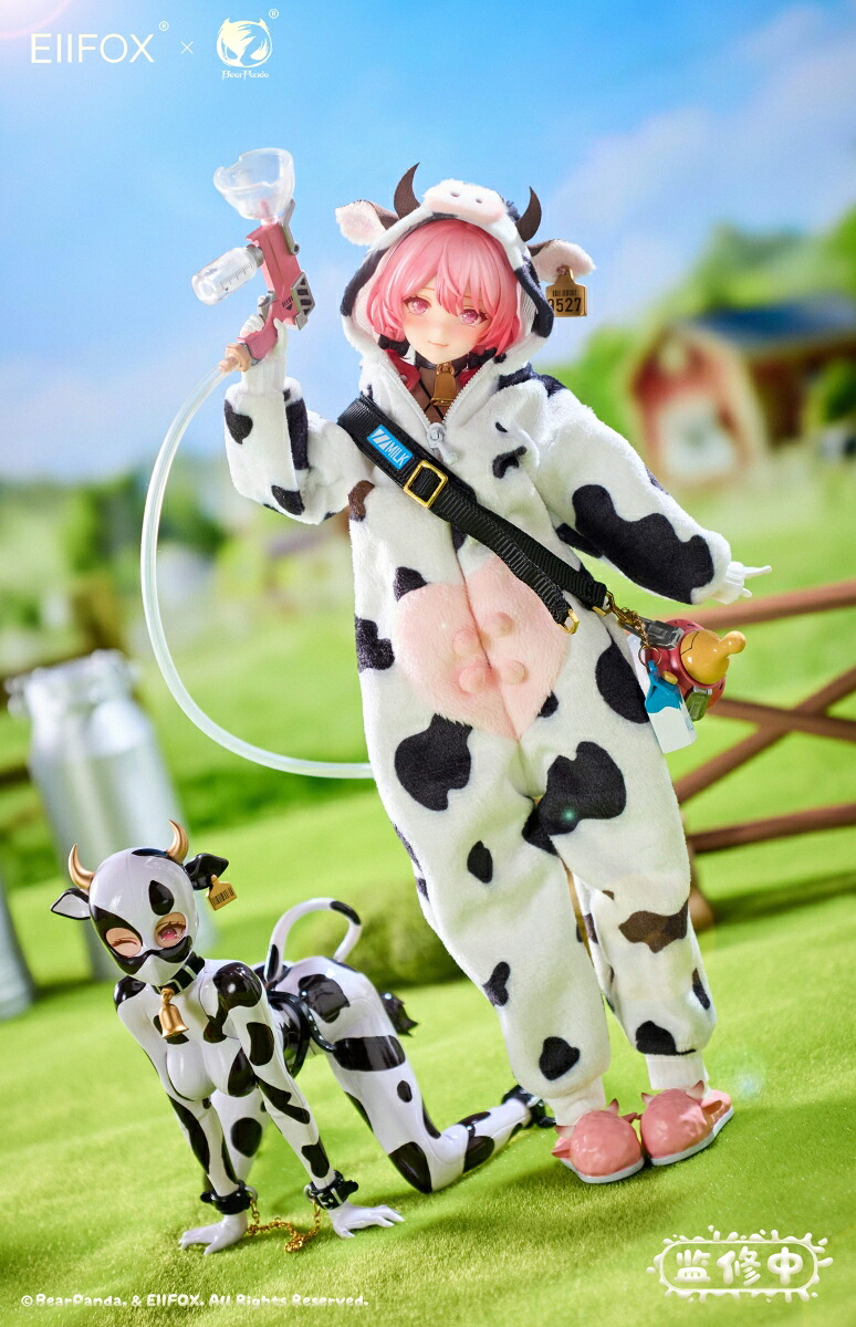 Bear Panda x EIIFOX 1/8 乳牛 MOMO 完成品アクションフィギュア 【HB880059】 (完成品アクションフィギュア)画像