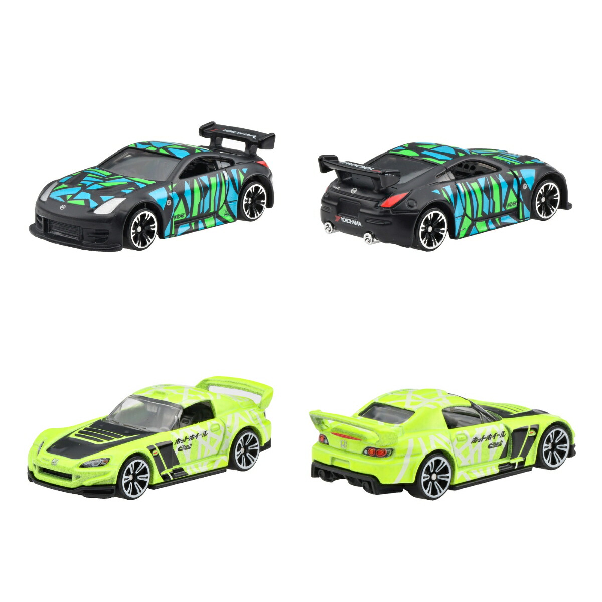 ホットウィール（HotWheels）ネオン・スピーダーズアソート-アーバン・カモ【ミニカー10台入りBOX販売】【3才~】986B-HLH72