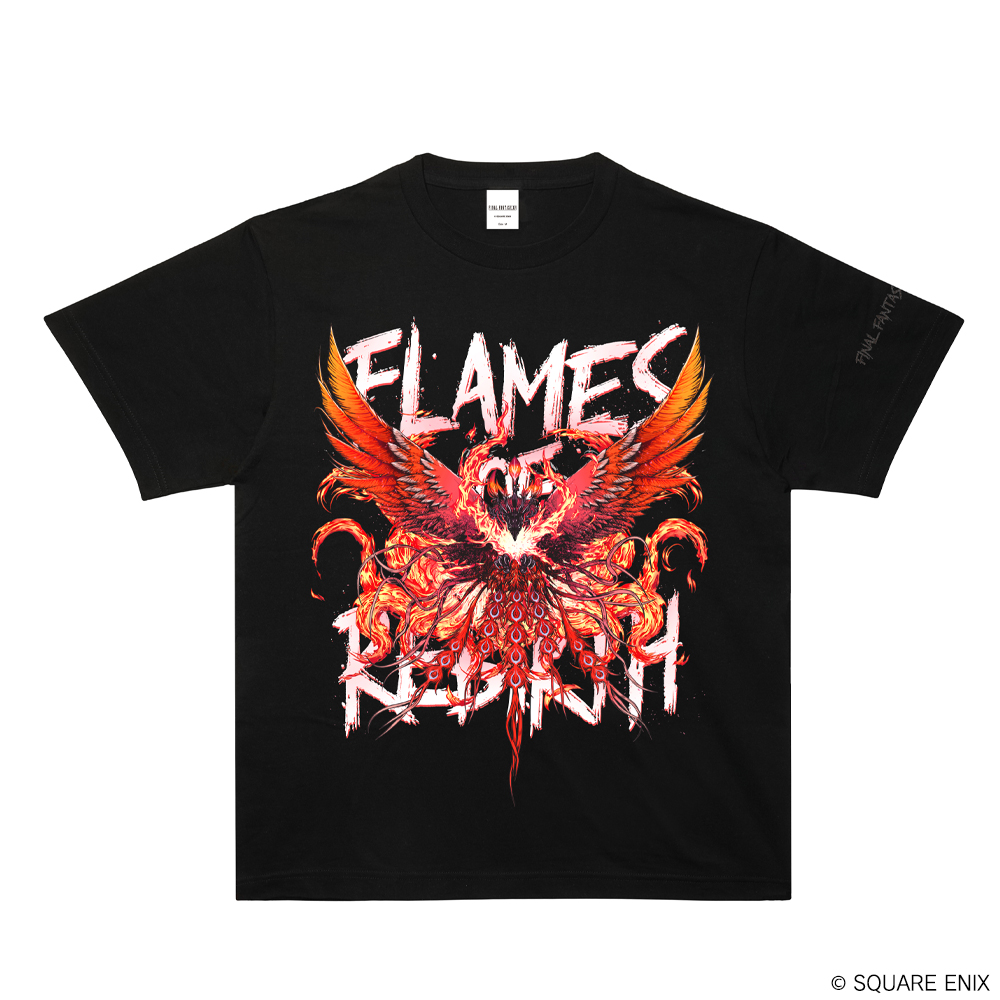ファイナルファンタジーXVI　FLAMES OF REBIRTH Tシャツ L画像
