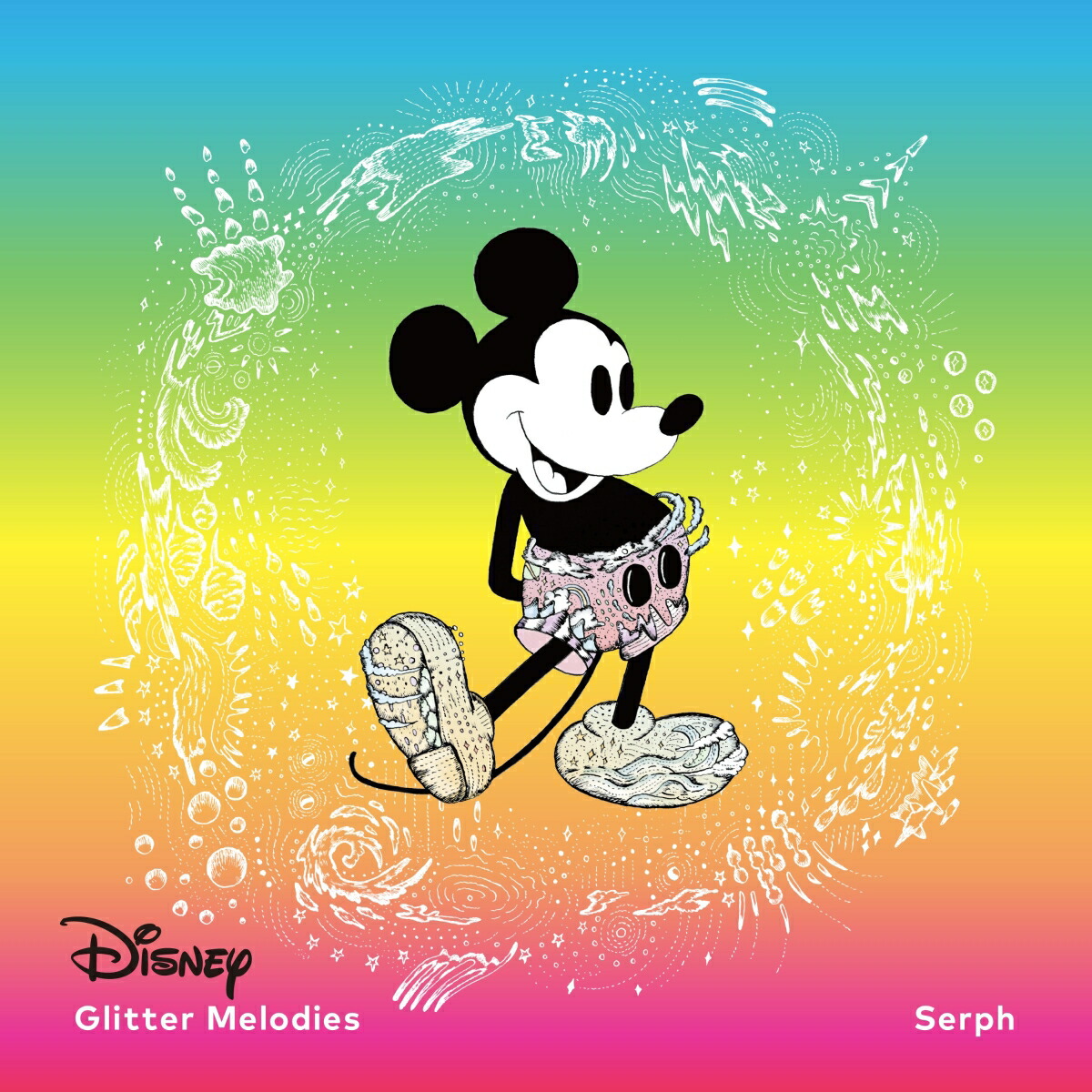 楽天ブックス 楽天ブックス限定先着特典 Disney Glitter Melodies ステッカー Serph Cd