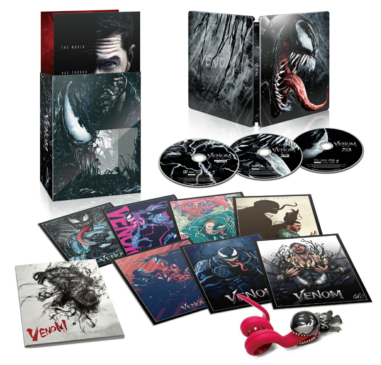 ヴェノム日本限定プレミアム・スチールブック・エディション(完全数量限定)【4KULTRAHD】【3DBlu-ray】[トム・ハーディ]