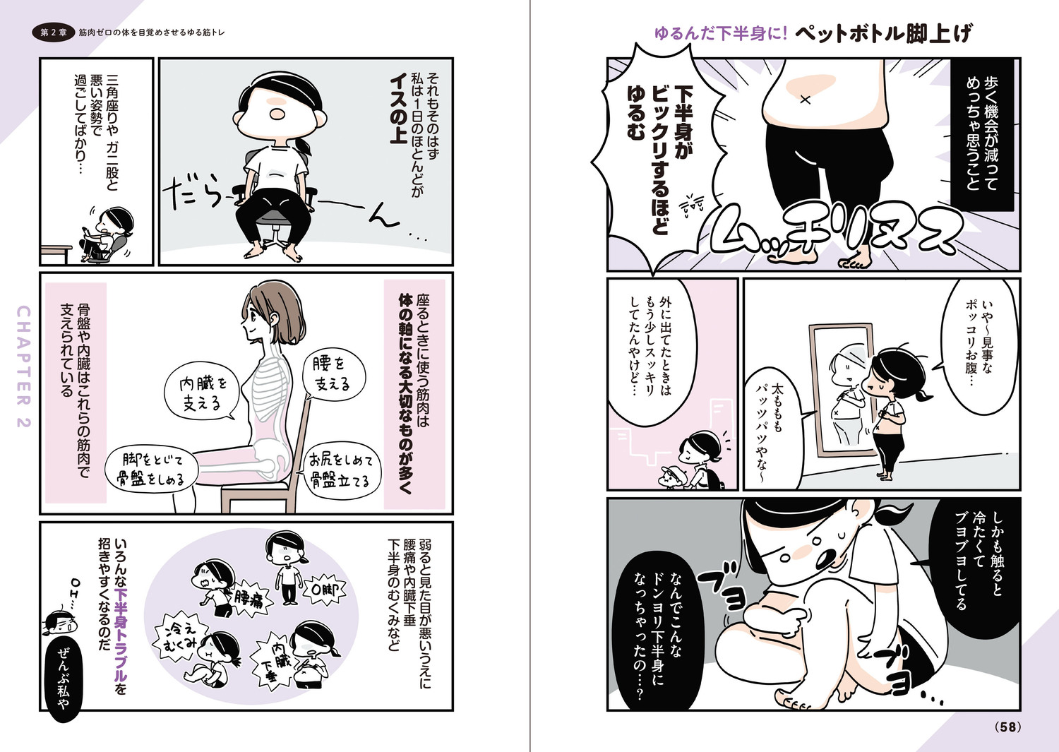 筋肉ゼロでもできるズボラゆるトレ[いしかわひろこ]