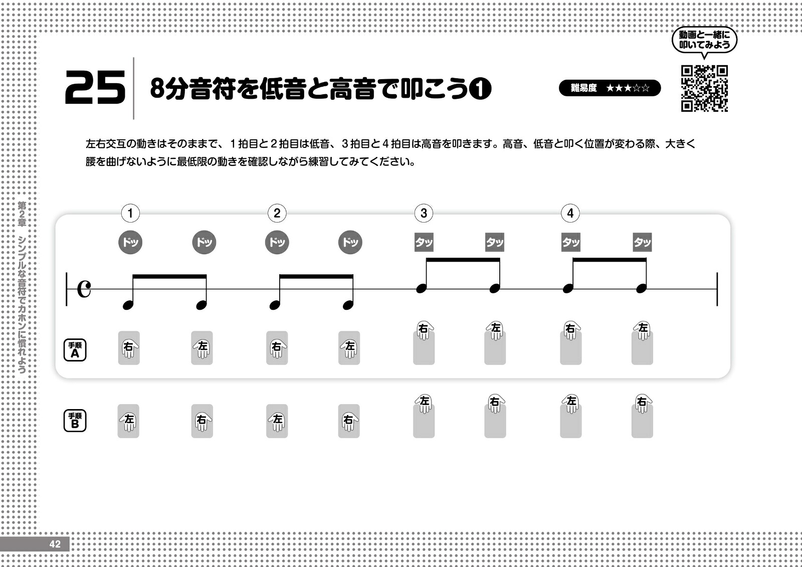 1日5分ではじめるカホン超入門～カンタンフレーズで最後まで「完走」できるカホンノホン～[はたけやま裕]