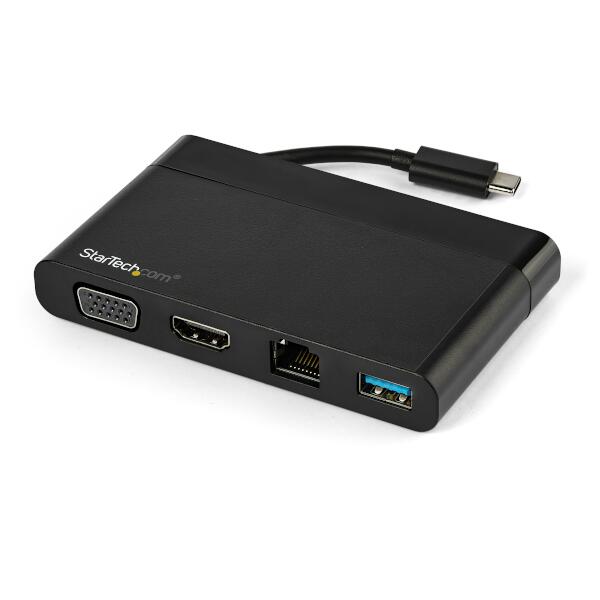 ブックス: USB Type-C マルチアダプタ HDMI／VGA対応 1x USB-A - StarTech.com - 0065030880152 : PCソフト・周辺機器