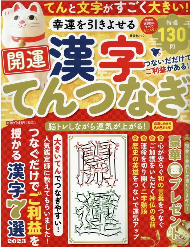 幸運を引きよせる開運漢字てんつなぎ（晋遊舎ムック）