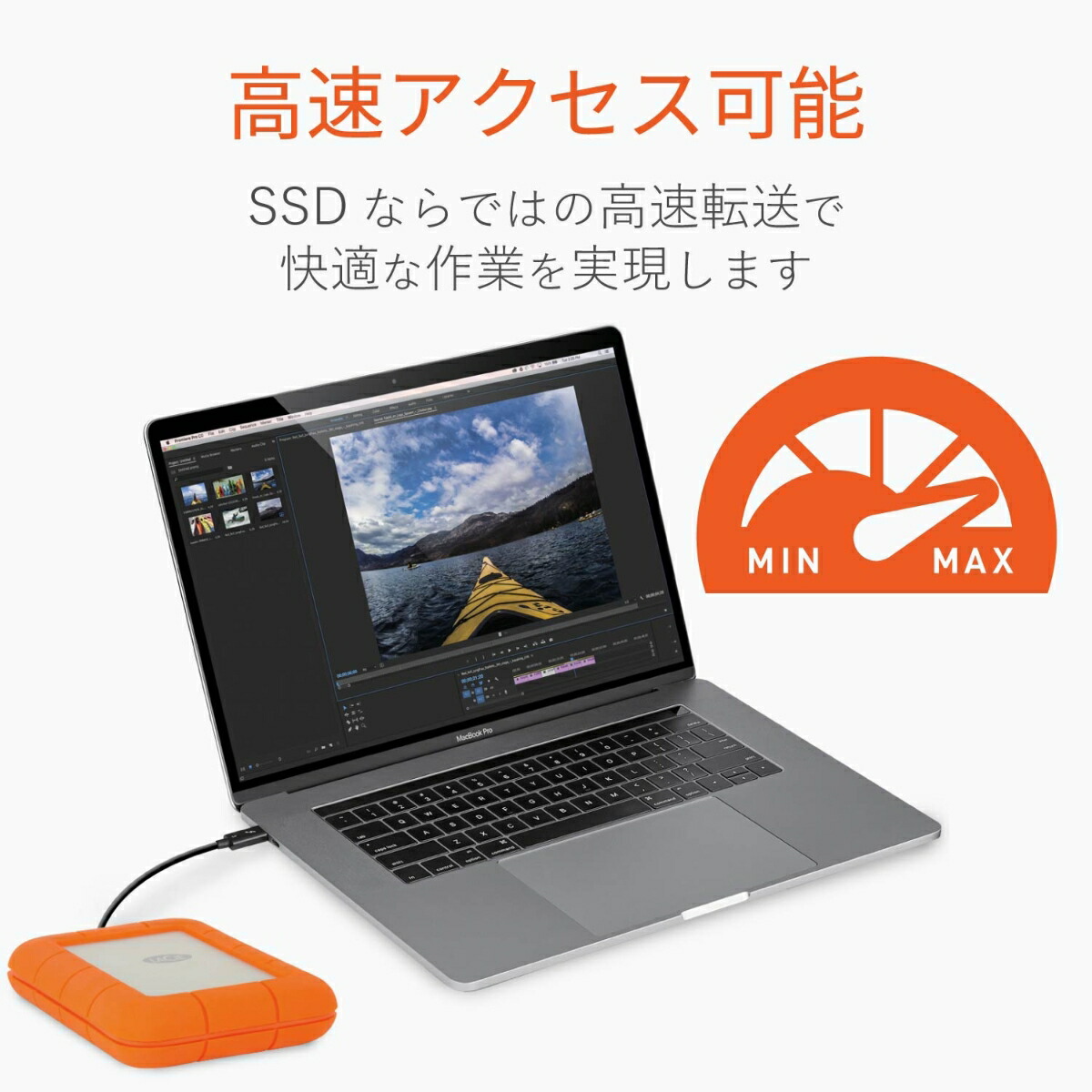 ブックス: Rugged USB 3.1 Type-C 4TB - LaCie - 3660619400164 : PCソフト・周辺機器