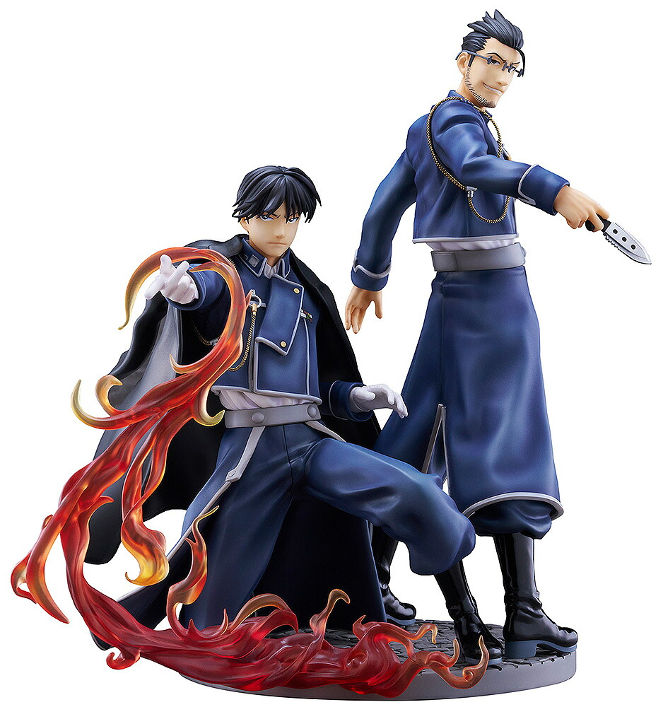 Fullmetal Alchemist Roy Mustang & Maes Hughes Figure - Friendship Theme