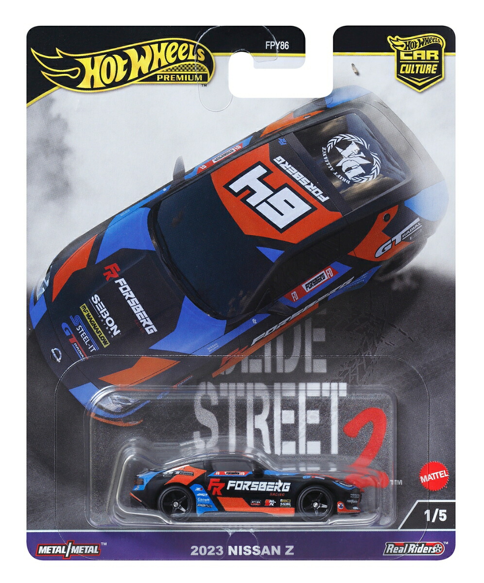 ホットウィール(HotWheels)カーカルチャースライドストリート2023日産Z乗り物おもちゃミニカー3歳からブラックHKC86