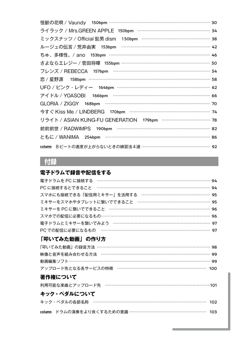 初心者でも3パターンから叩ける！電子ドラムで定番ソング～アップテンポ編～[森谷亮太]
