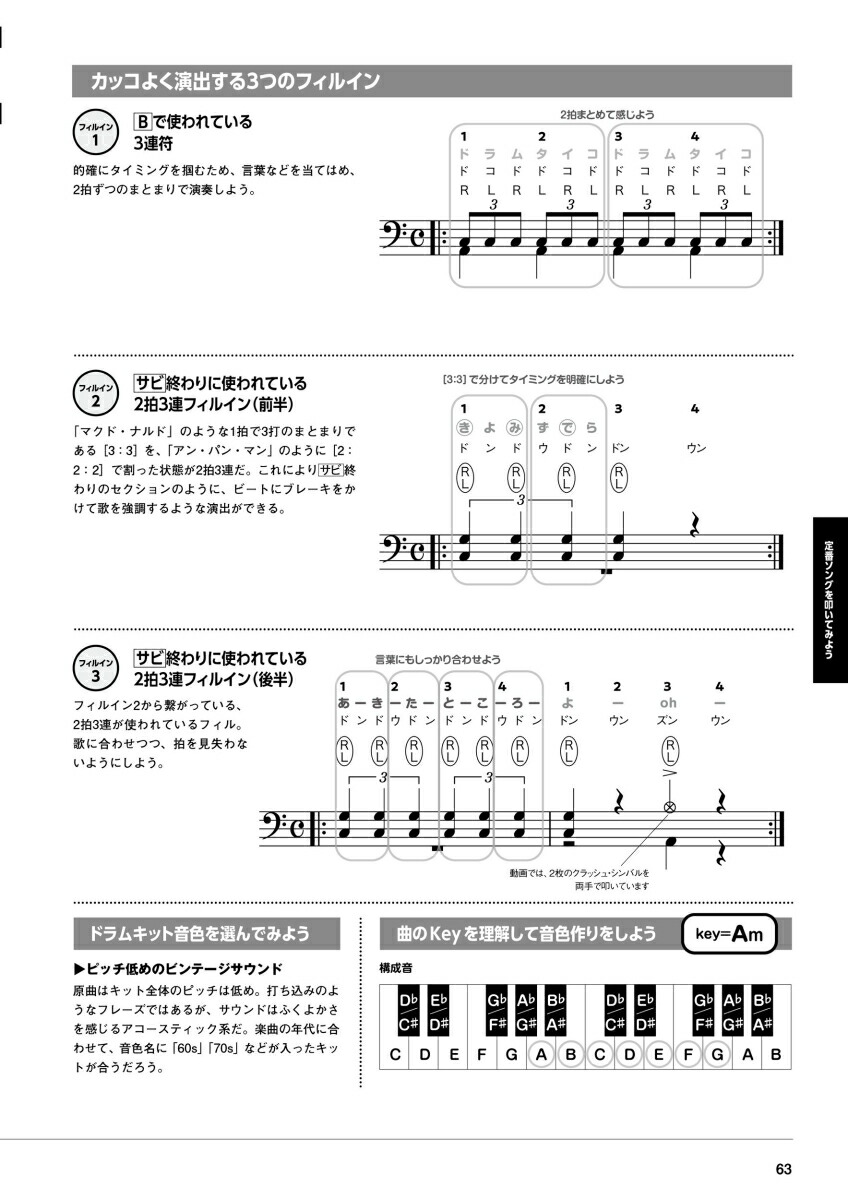初心者でも3パターンから叩ける！電子ドラムで定番ソング～アップテンポ編～[森谷亮太]