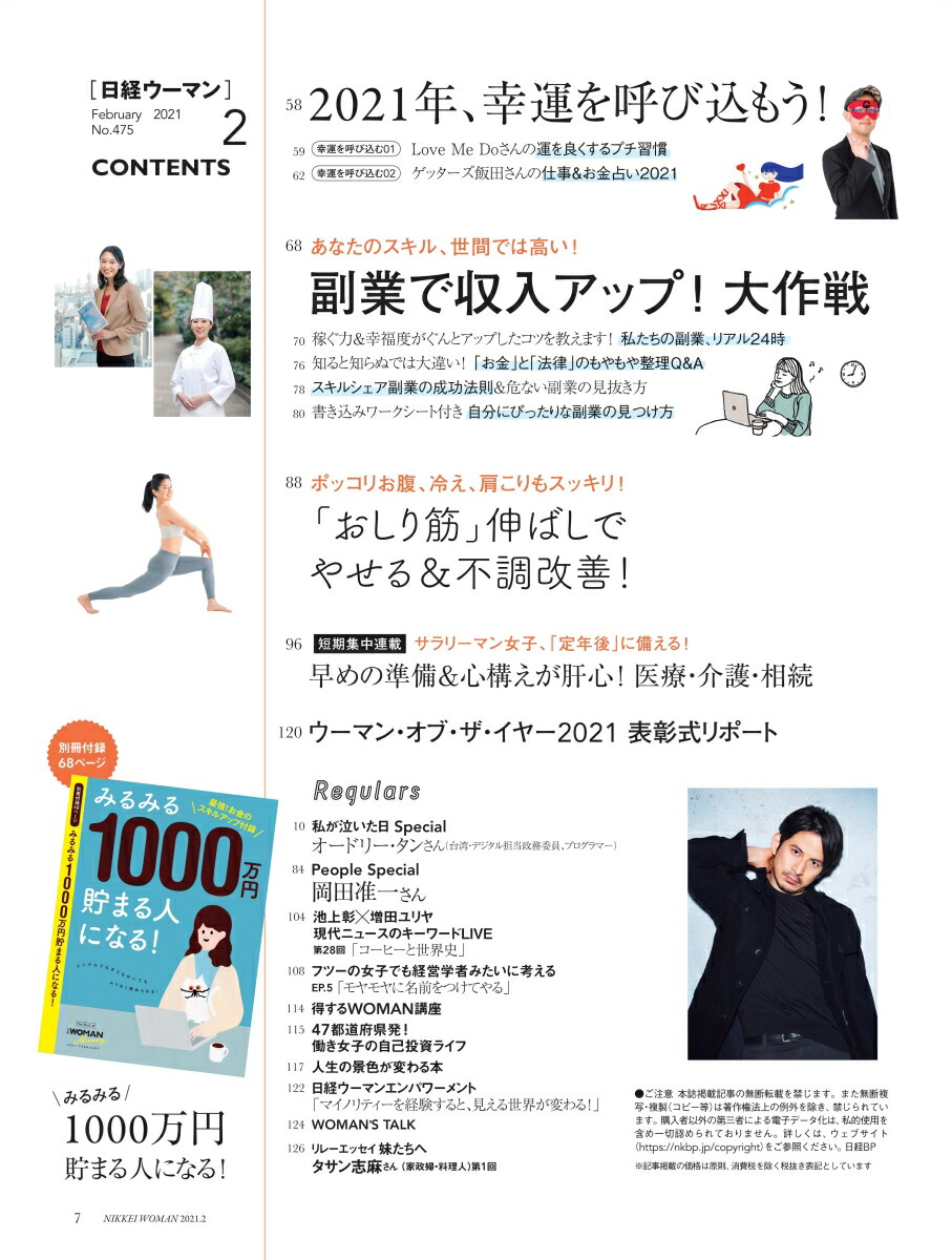 楽天ブックス 日経woman ウーマン ミニサイズ版 21年 02月号 雑誌 日経bpマーケティング 雑誌