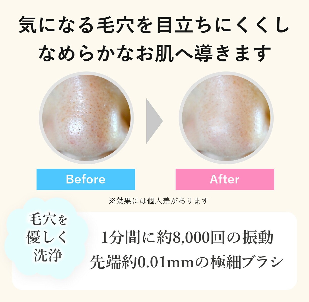 TOUCHBeauty防水音波振動洗顔ブラシソニックフェイシャルクレンザーTB-1581S