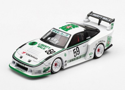 MINI-GT 1/64 닛산 LB-슈퍼 실루엣 180SX 화이트 (오른쪽 손잡이) [MGT01181-R] (다이캐스트 카) 장난감