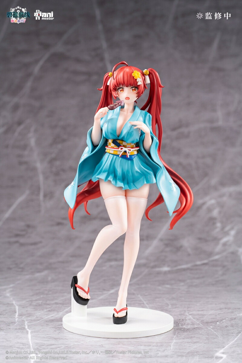 AniMester 『アズールレーン びそくぜんしんっ!』 ホノルル 浴衣Ver. 1/7スケール 【81810257】 (塗装済完成品フィギュア)画像