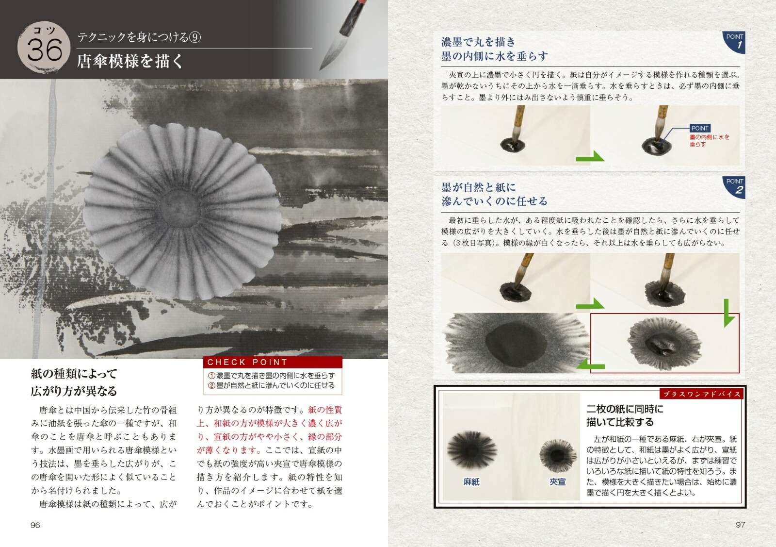 水墨画表現を磨く50のコツ新版基本から特殊技法まで[鈴木昇岳]