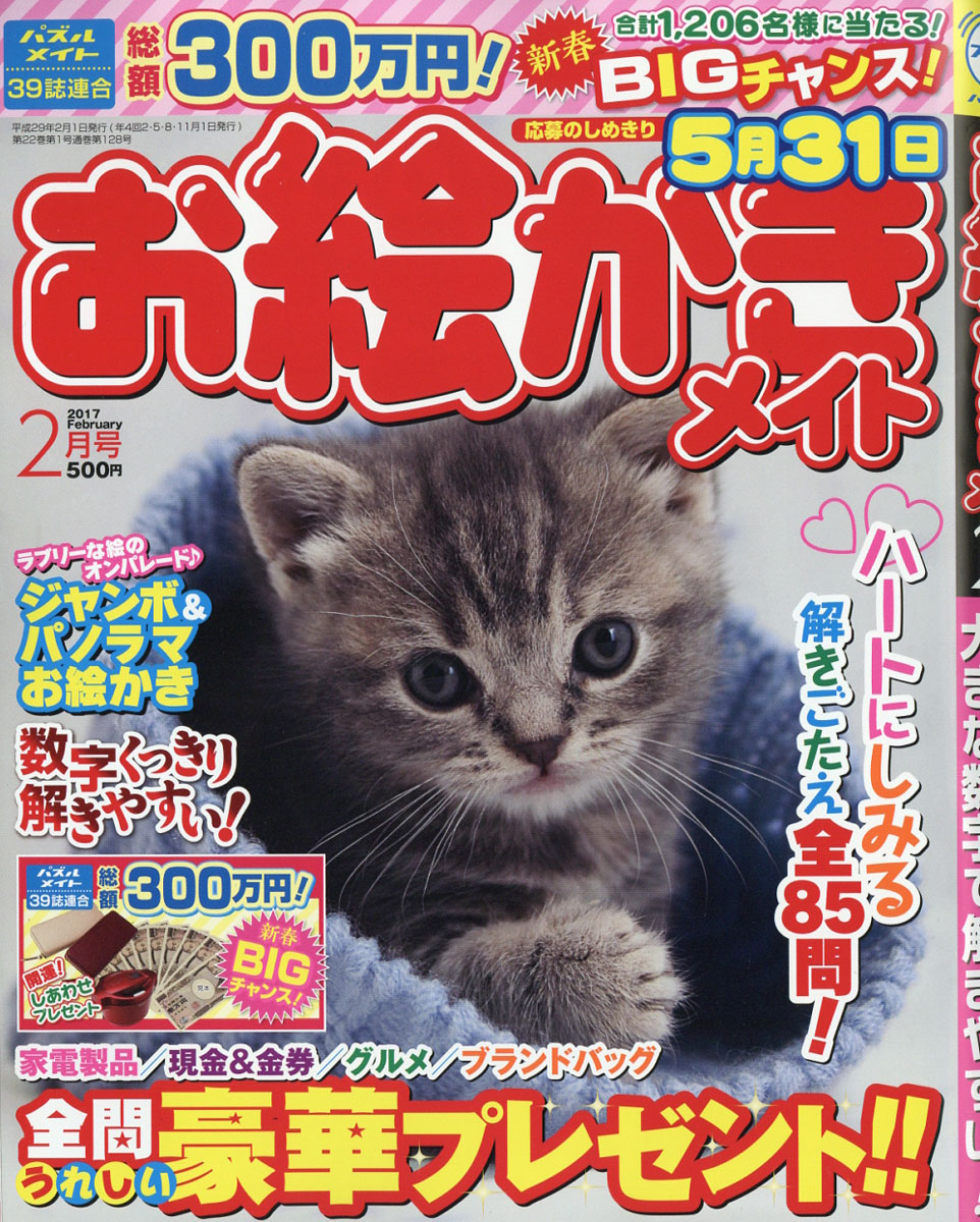 楽天ブックス お絵かきメイト 17年 02月号 雑誌 マガジン マガジン 雑誌