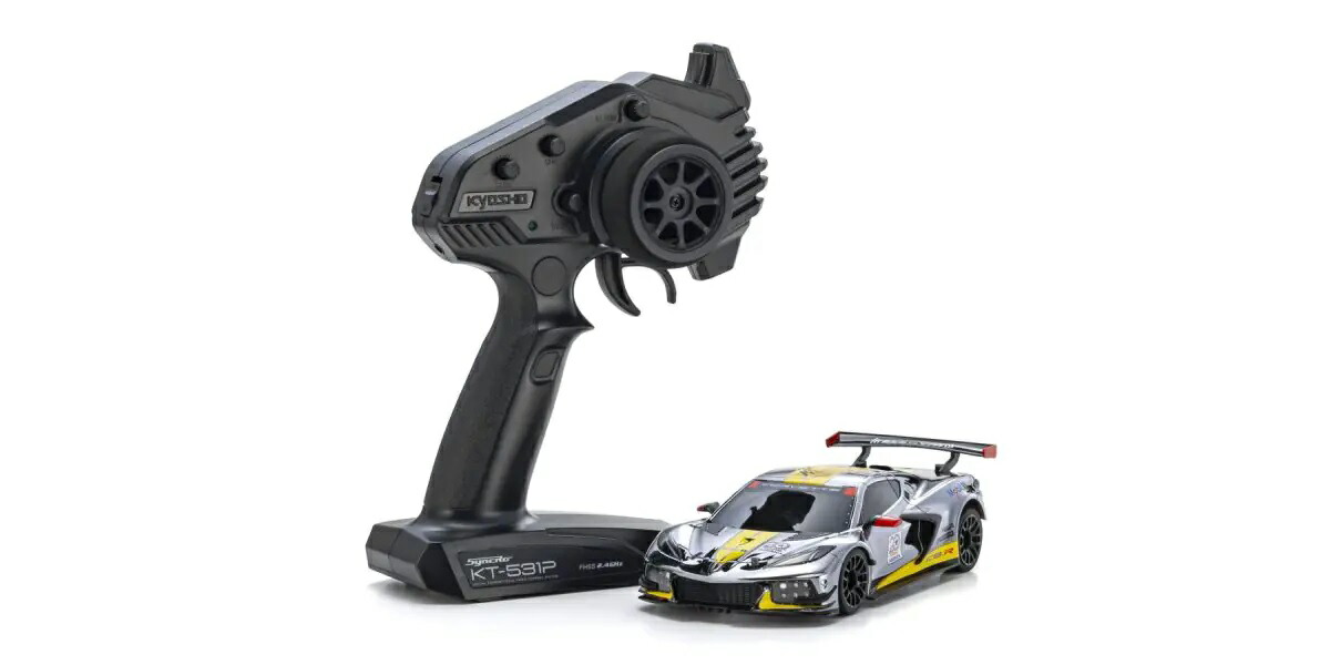 MINI-Z MR04RWD r/s シボレーコルベット C8.R クロームイエロー 【32356CRY】 (ホビーラジコン 完成品)画像