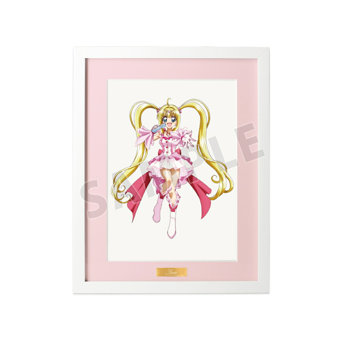 アニメ「ぴちぴちピッチ」描き下ろしイラスト 七海 るちあ 20th Anniversary ver. キャラファイングラフ画像