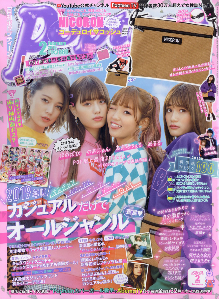 Popteen (ポップティーン) 2019年 02月号 [雑誌]