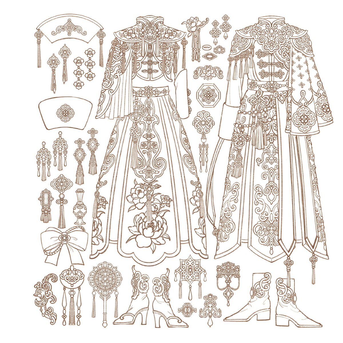 楽天ブックス すずらん通りの洋服店 ぬり絵book Fouatons 9784408640310 本