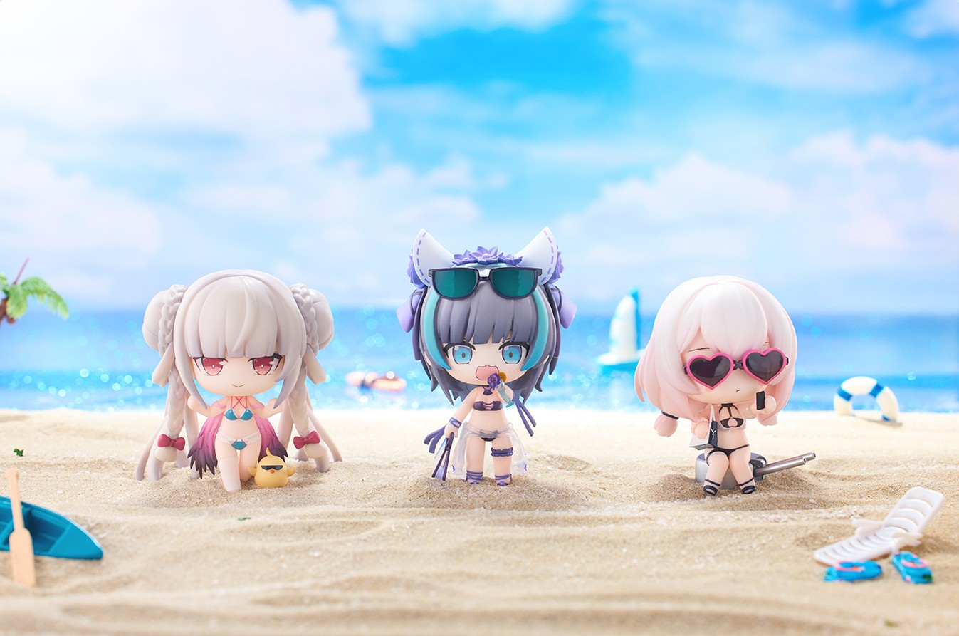 『アズールレーン』 サマー水着 Vol.2 3体セット (完成品デフォルメフィギュア)画像