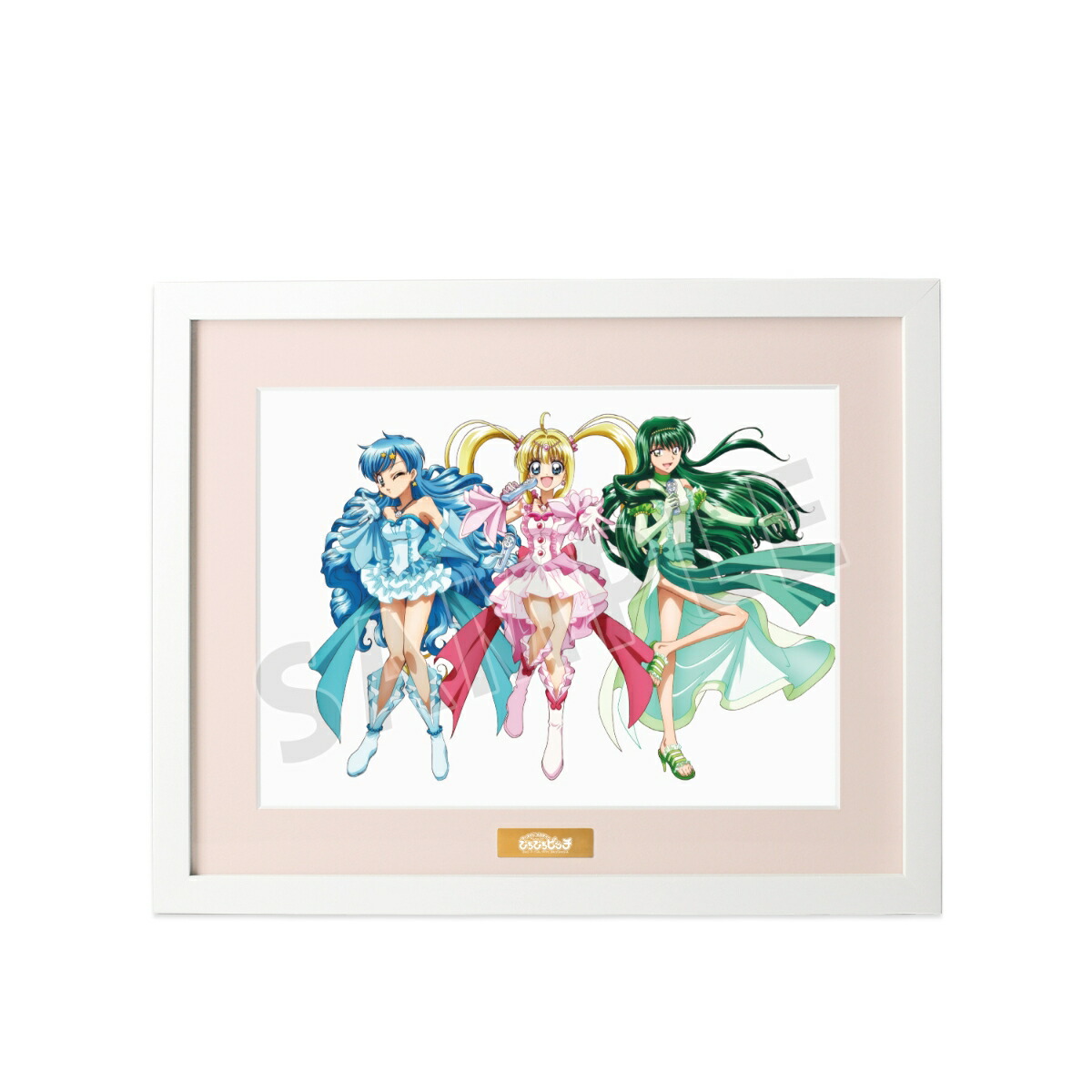 アニメ「ぴちぴちピッチ」描き下ろしイラスト 集合 20th Anniversary ver. キャラファイングラフ画像