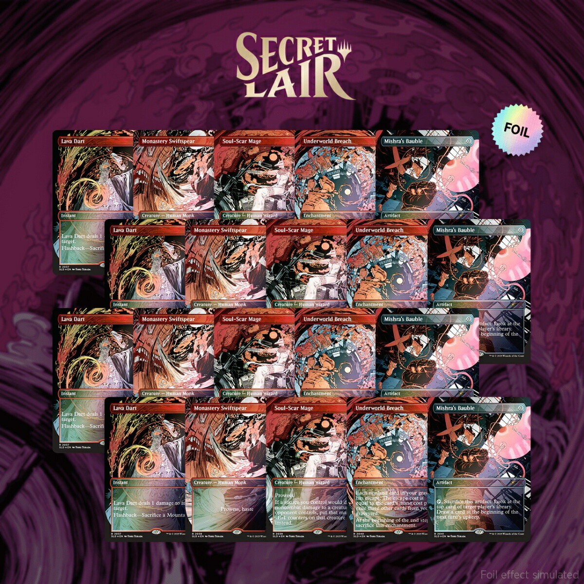 マジック：ザ・ギャザリング Secret Lair Ultimate Pencil Superdrop vroooOOOMMMMMM！ Playset Bundle Foil Edition【クレジットカード決済限定】画像