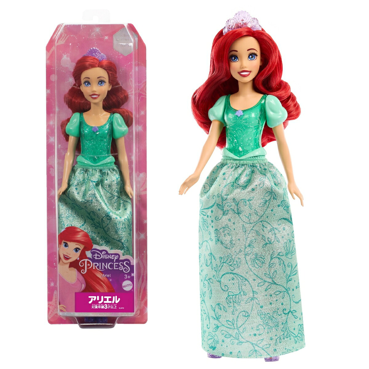 ディズニー（Disney）/ディズニープリンセス（DisneyPrincess）アリエル【ディズニー100周年セレブレーション】【着せ替え人形】【3才~】HLW10