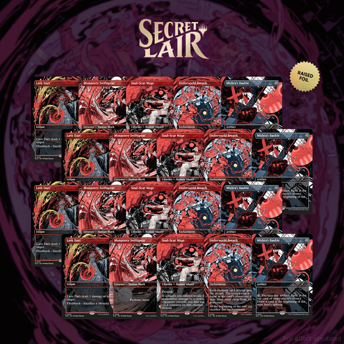 マジック：ザ・ギャザリング Secret Lair Ultimate Pencil Superdrop vroooOOOMMMMMM！ Playset Bundle Raised Foil Edition【クレジットカード決済限定】画像