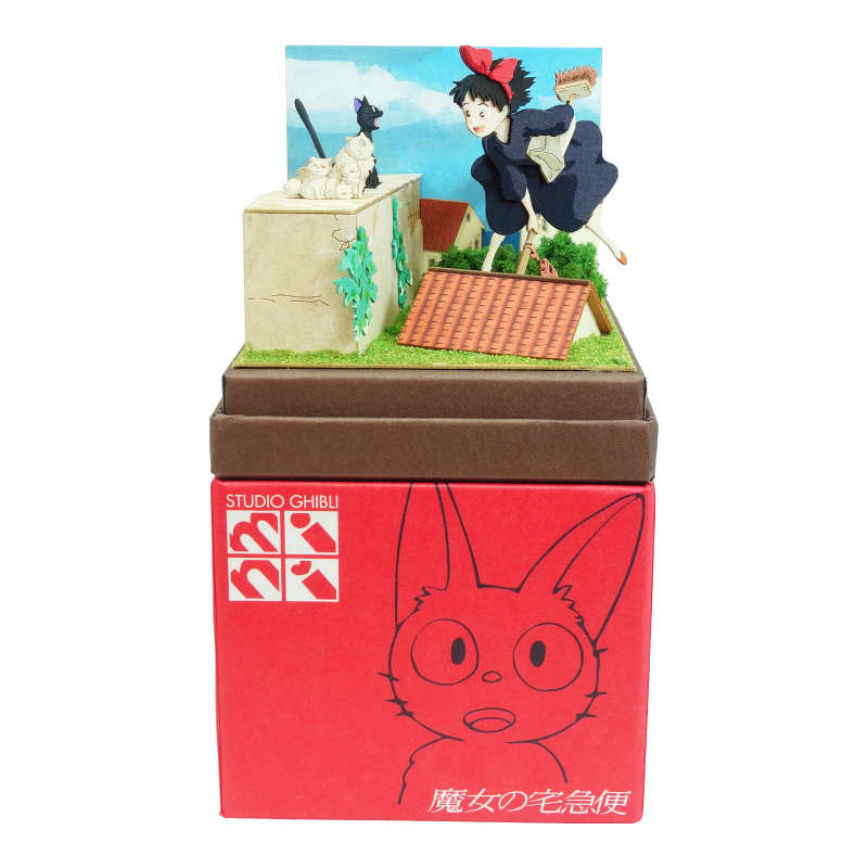 みにちゅあーとキット スタジオジブリmini 『魔女の宅急便』 【キキとジジの家族】 ノンスケール 【MP07-125】 (ペーパークラフト)画像