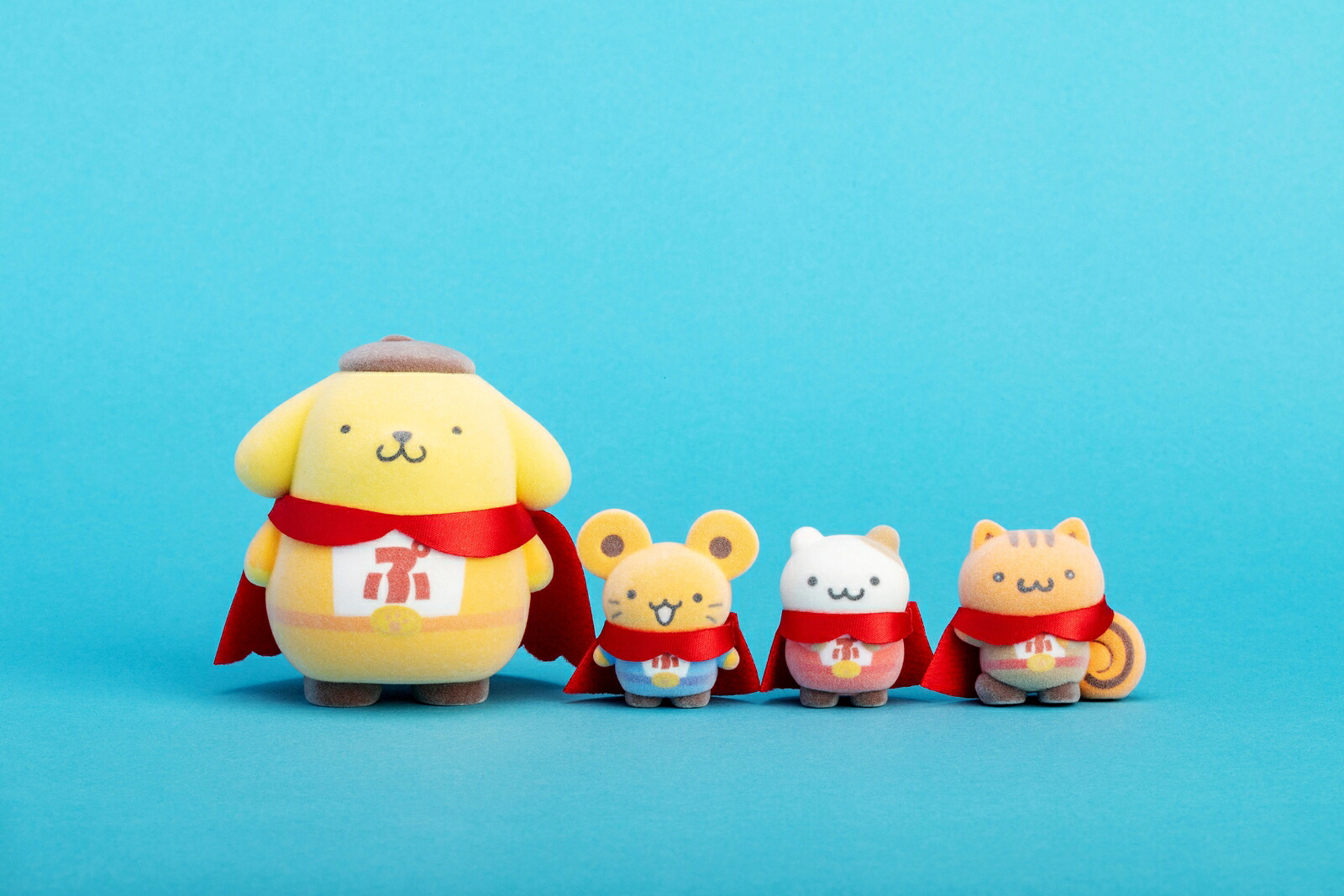 ポムポムプリン30周年ポムポムヒーローマスコット