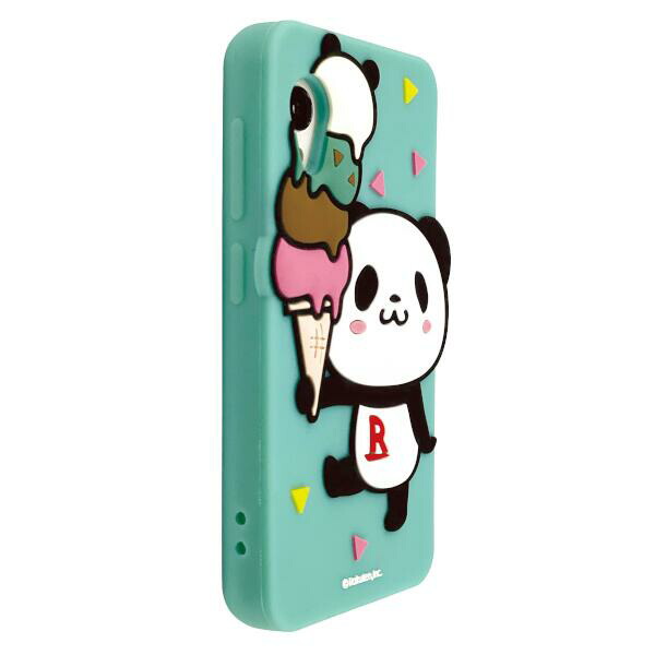 楽天ブックス 楽天モバイル純正 Rakuten Mini お買いものパンダ シリコンケース グリーン 楽天モバイル Pcソフト 周辺機器